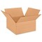 25 Pack Multi Depth Corrugated Shipping Boxes Strong Cartons for Storage and Mailing 12 1⁄2 x 12 1⁄2 x 6 Inch